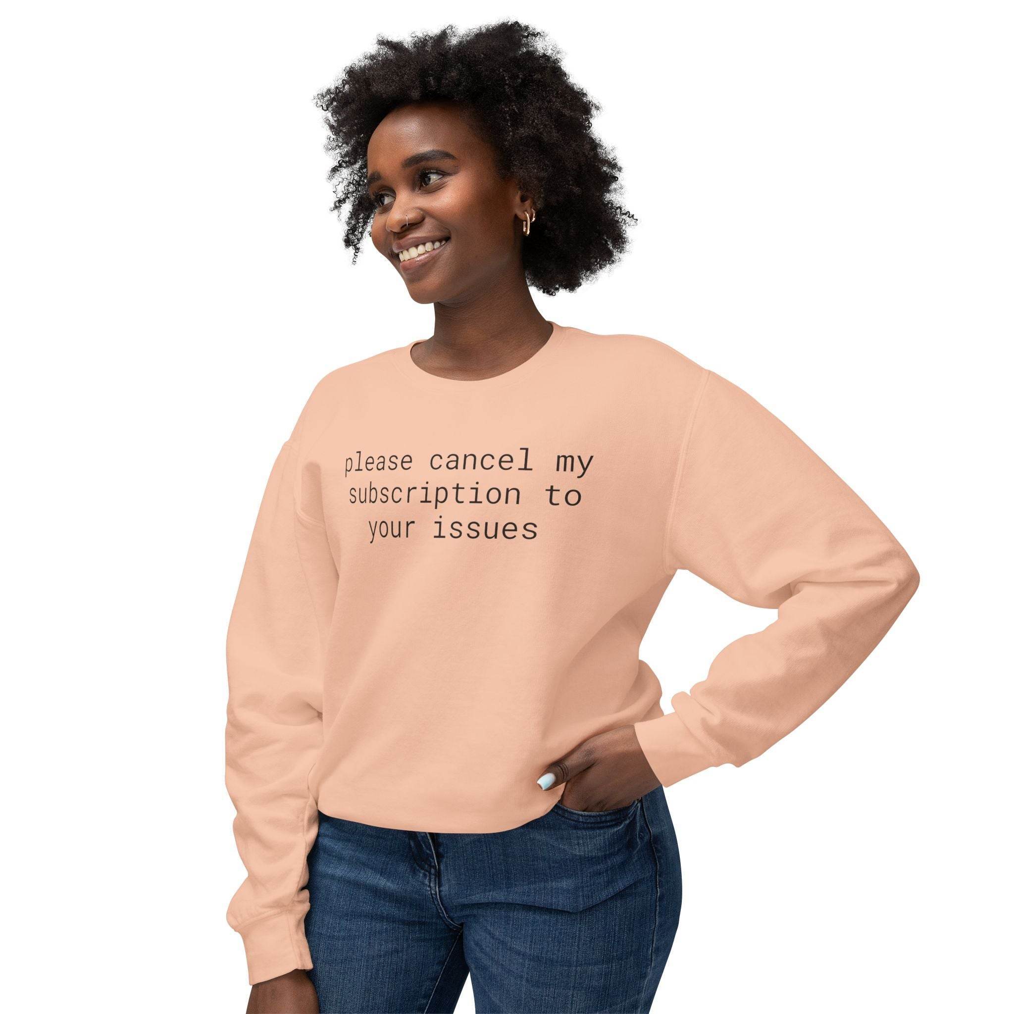 Funny Unisex Lightweight Crewneck Sweatshirt