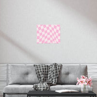 Bubblegum Grid Uncoated Posters - Esmeralda Ecostore