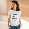 Mama's Names Eco-Friendly Women's Midweight Cotton Tee