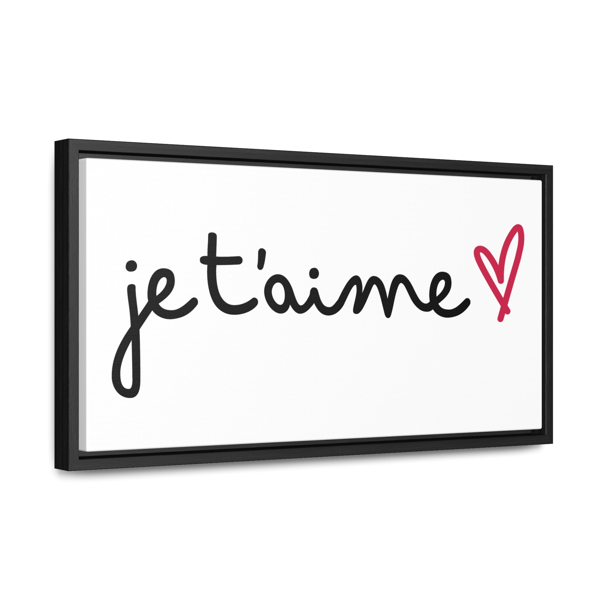 Je t'aime Gallery Canvas Wraps