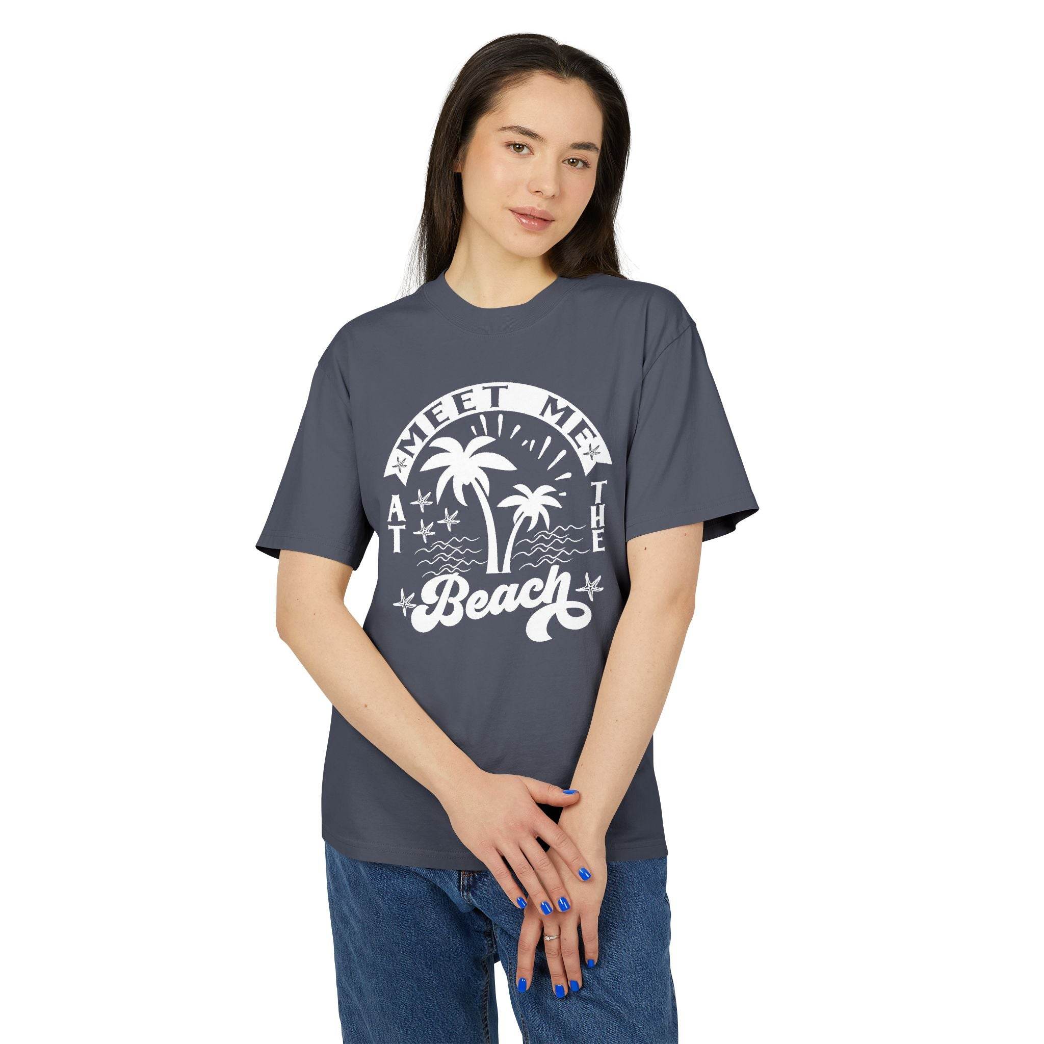 Beach Vibes Eco-Friendly T-Shirt Unisex Heavy Faded Tee