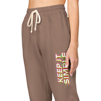 Keep It Simple Eco-Friendly Unisex Garment-Dyed Fleece Sweatpants