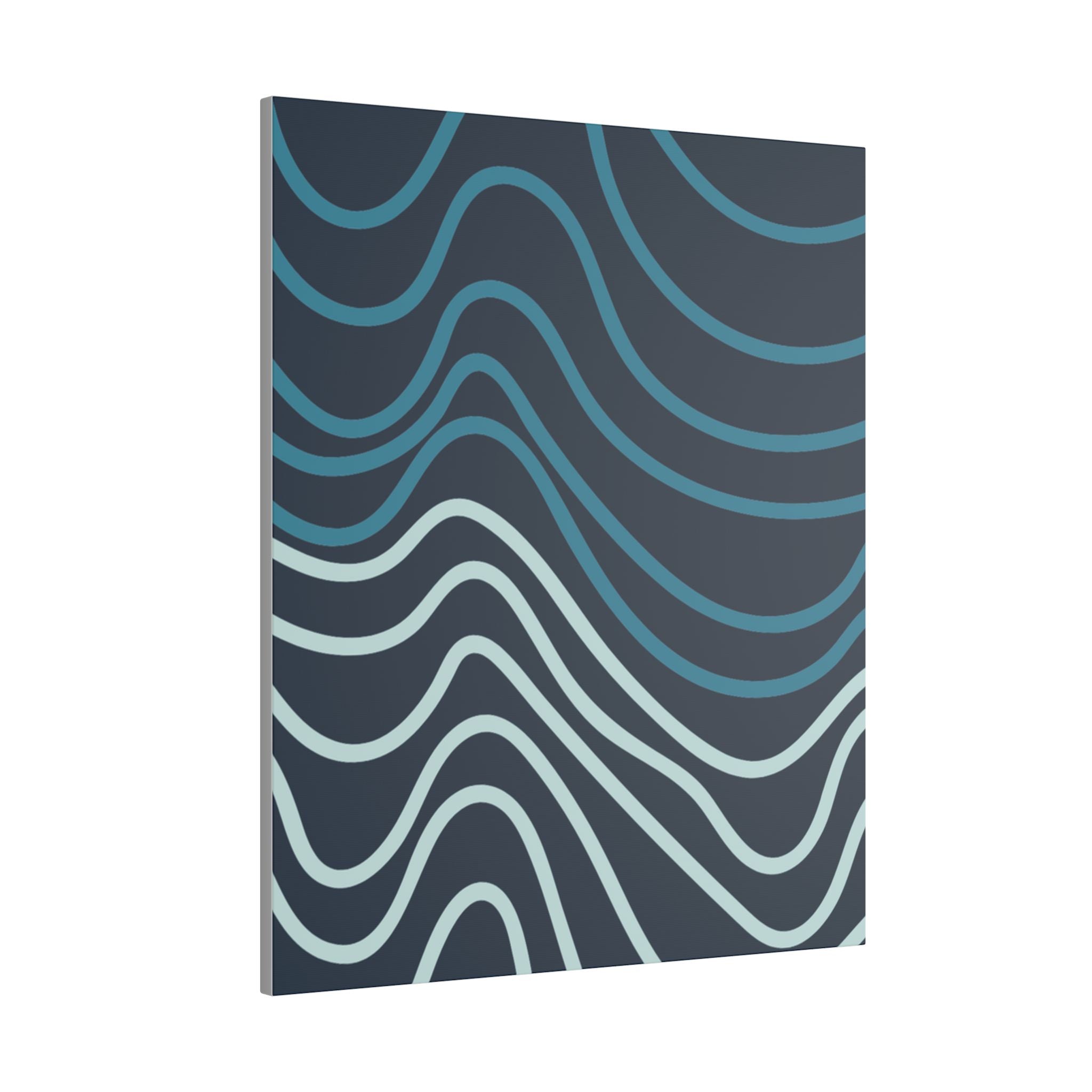 Wiggle Waves Matte Canvas