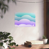 Cloudscape Matte Horizontal Posters - Esmeralda Ecostore