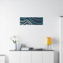 Wiggle Waves Matte Canvas Stretched Multi-Size - Esmeralda Ecostore