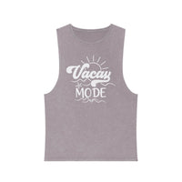 Vacay Mode Unisex Stonewash Tank Top - Esmeralda Ecostore
