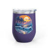 Tropical Sunset Wine Tumbler