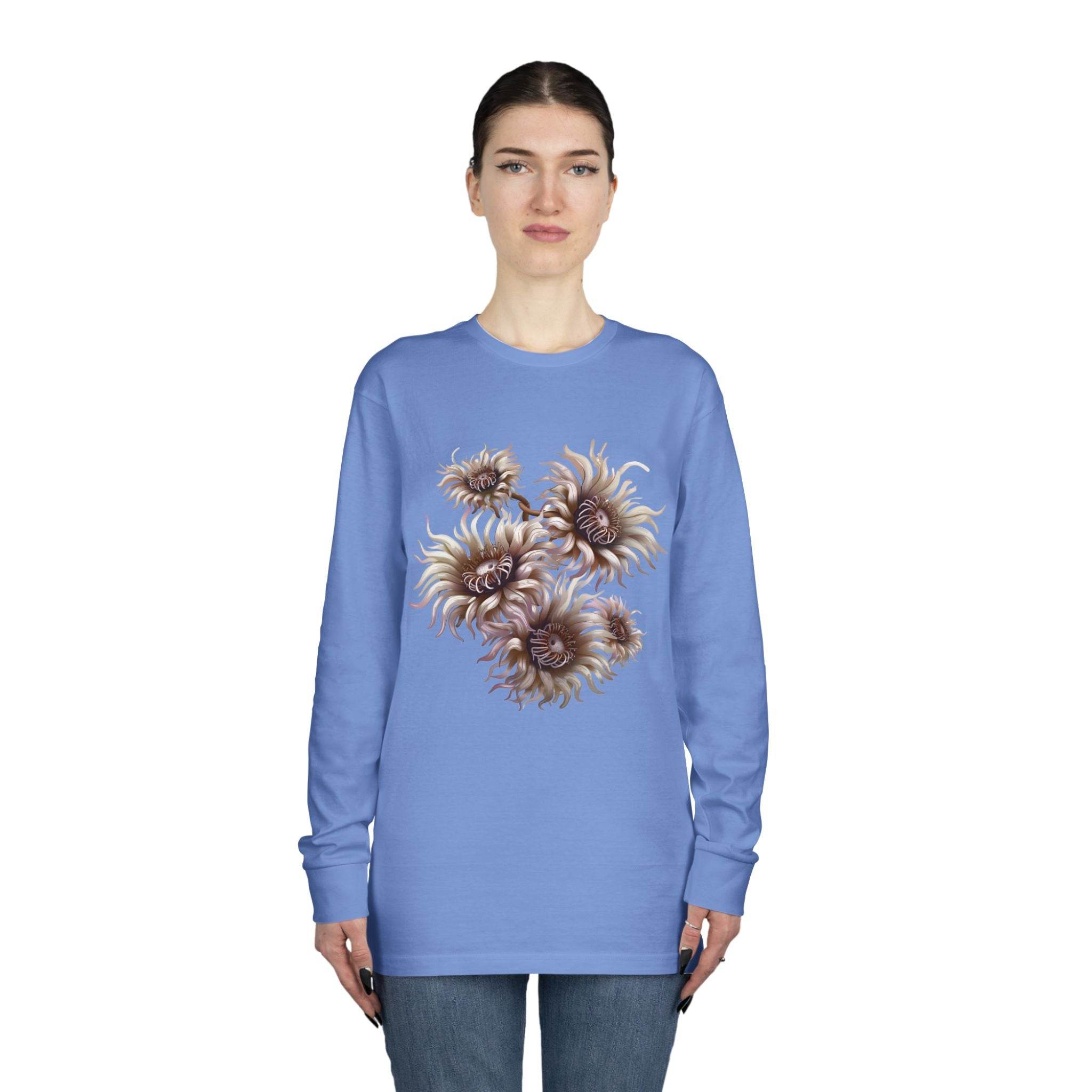 Moss & Bloom Long Sleeve Crewneck Tee - Esmeralda Ecostore