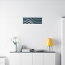 Wiggle Waves Matte Canvas