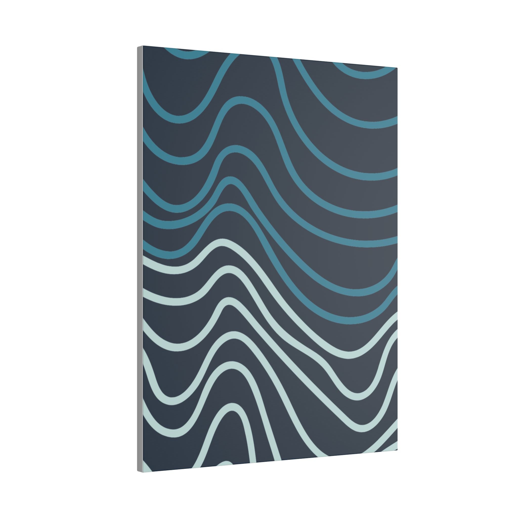 Wiggle Waves Matte Canvas