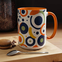 Pop Art Accent Coffee Mug (11oz-15oz) - Esmeralda Ecostore