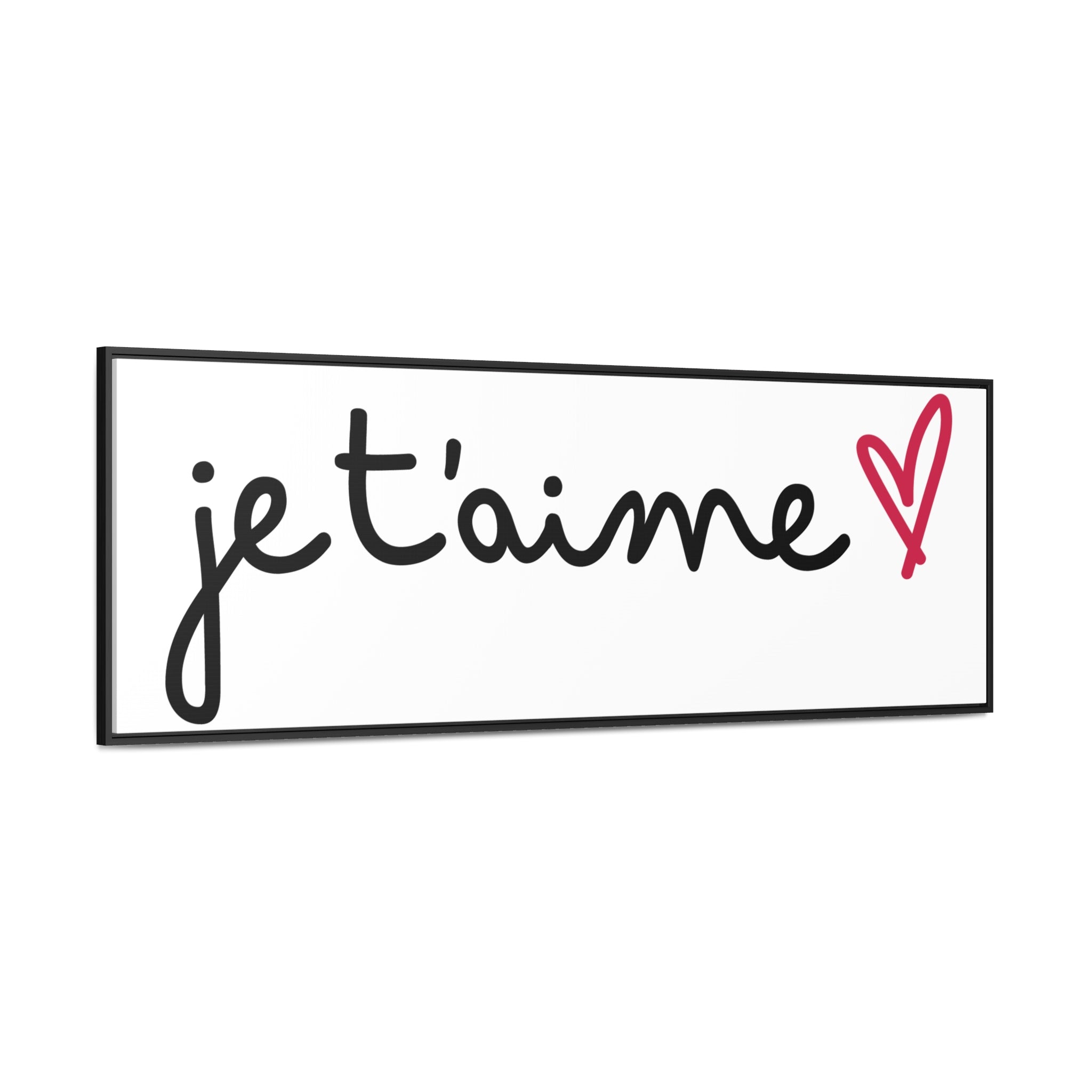 Je t'aime Gallery Canvas Wraps