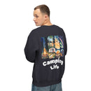 Camping Life Unisex Lightweight Crewneck Sweatshirt