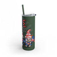 Love America Maars Maker Skinny Matte Tumbler