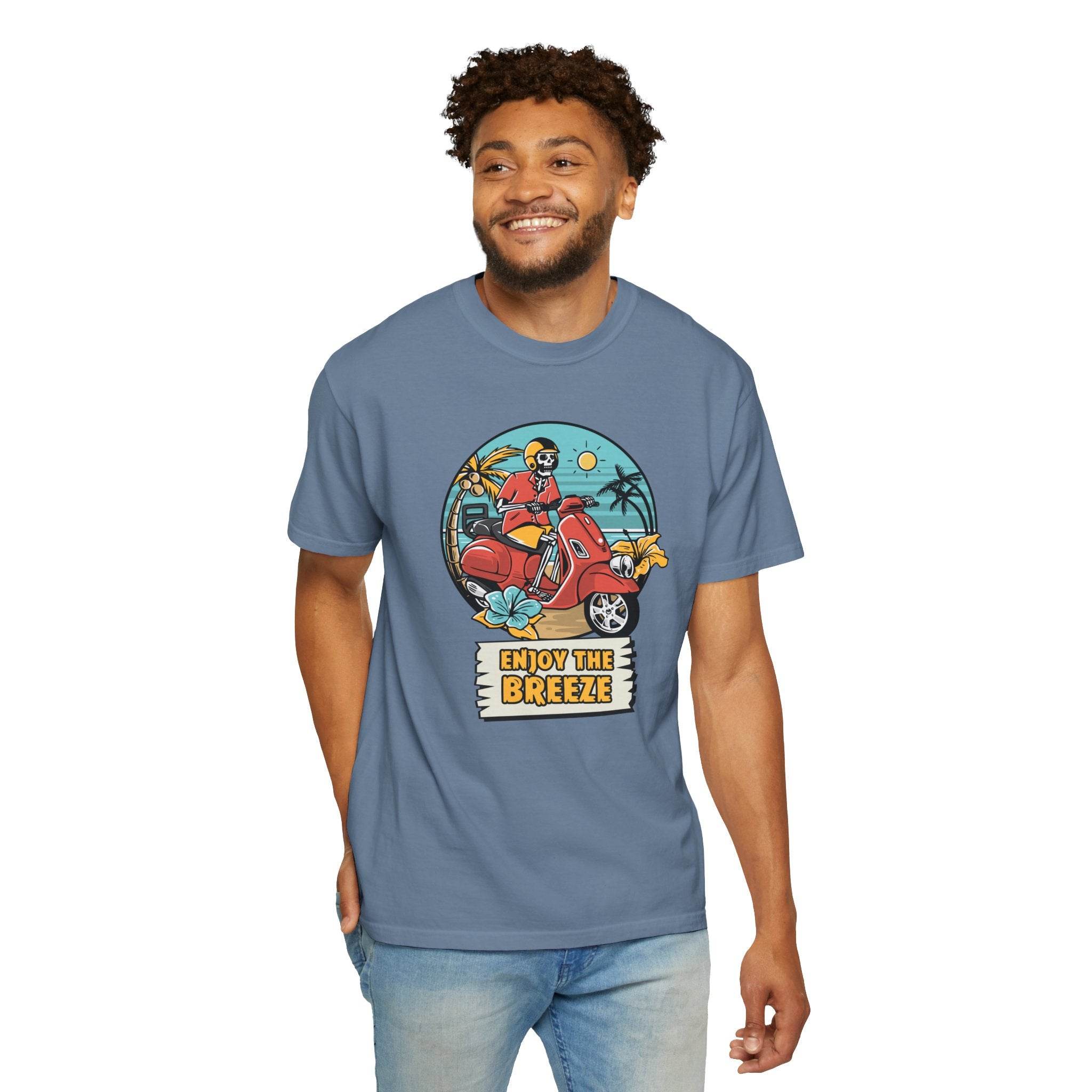 Enjoy The Breeze Unisex Garment-Dyed T-Shirt - Esmeralda Ecostore