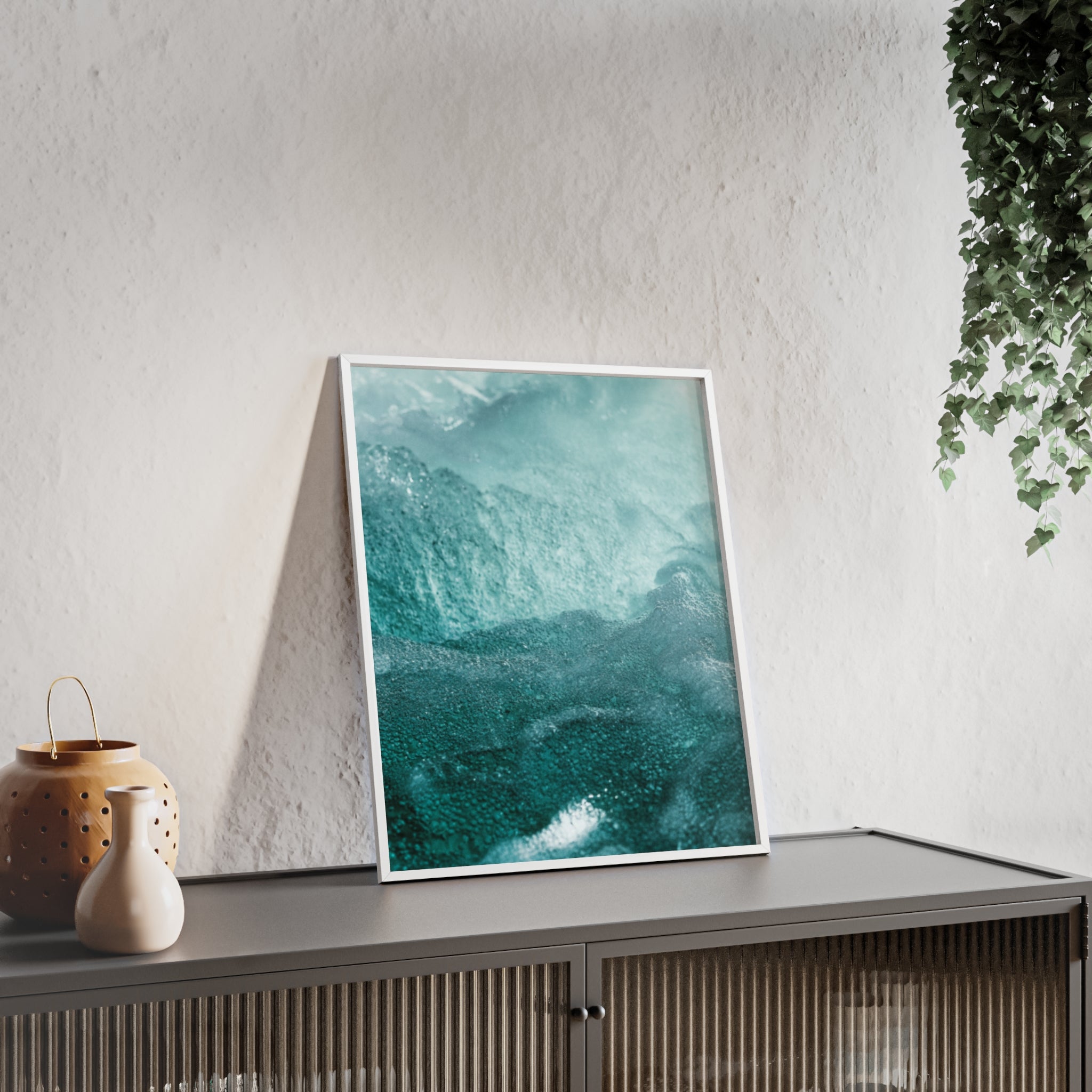 Submerged Posters with Wooden Frame