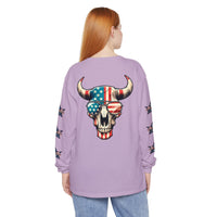 Liberty Horns Unisex Garment-Dyed Long Sleeve T-Shirt