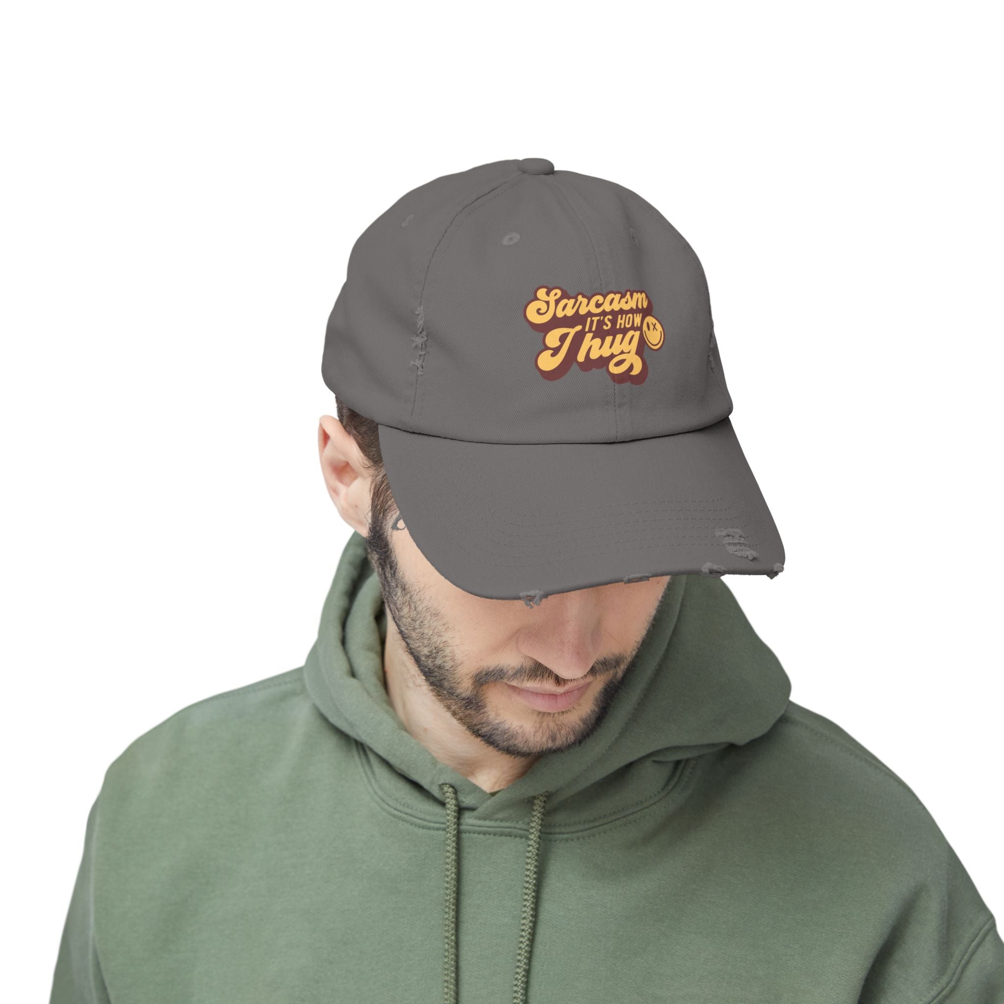 Sarcastic Unisex - Distressed Cap