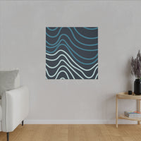 Wiggle Waves Matte Canvas