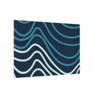 Wiggle Waves Matte Canvas Stretched Multi-Size - Esmeralda Ecostore