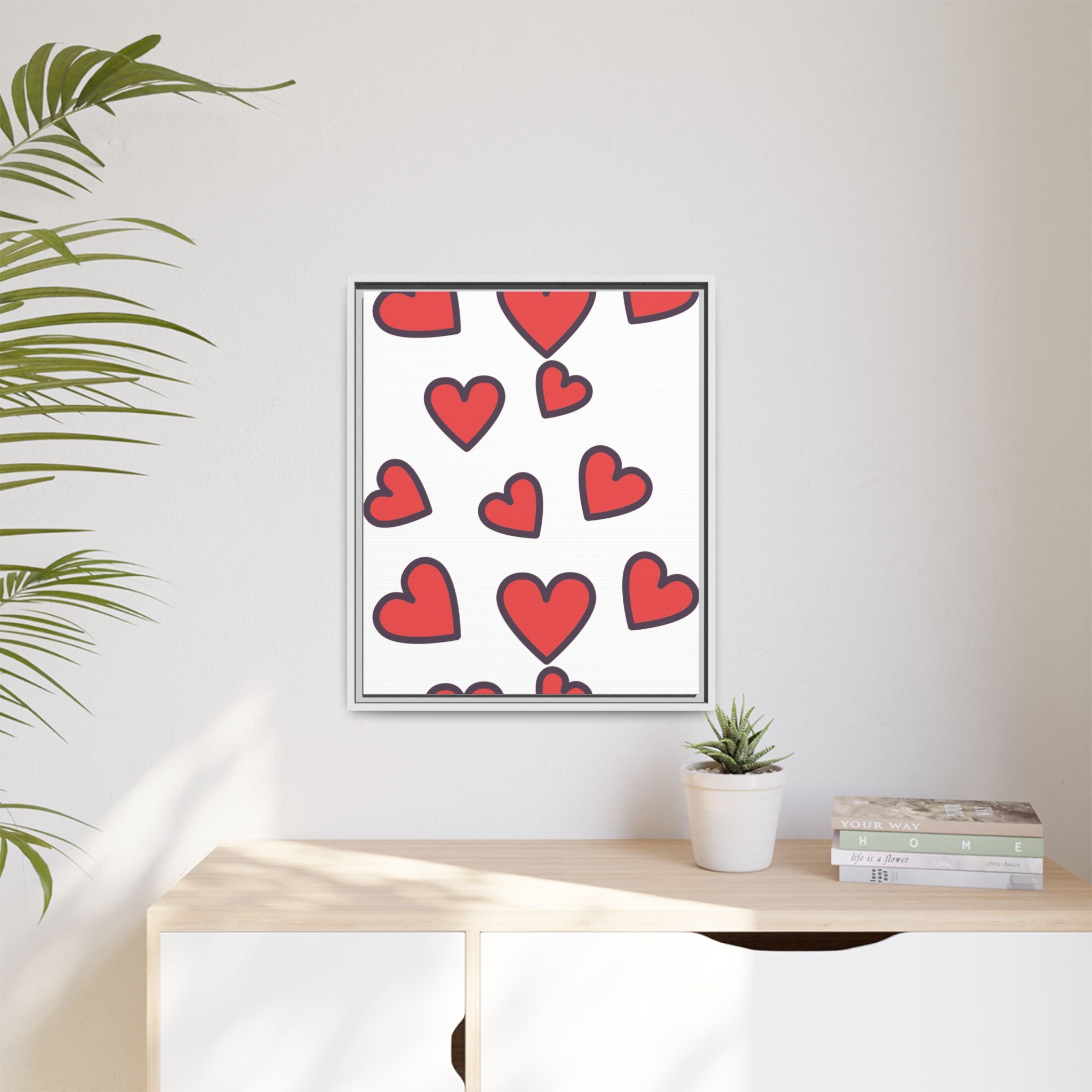 Heartbeat Matte Canvas