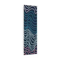 Wiggle Waves Matte Canvas Stretched Multi-Size - Esmeralda Ecostore