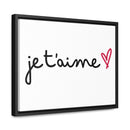 Je t'aime Gallery Canvas Wraps