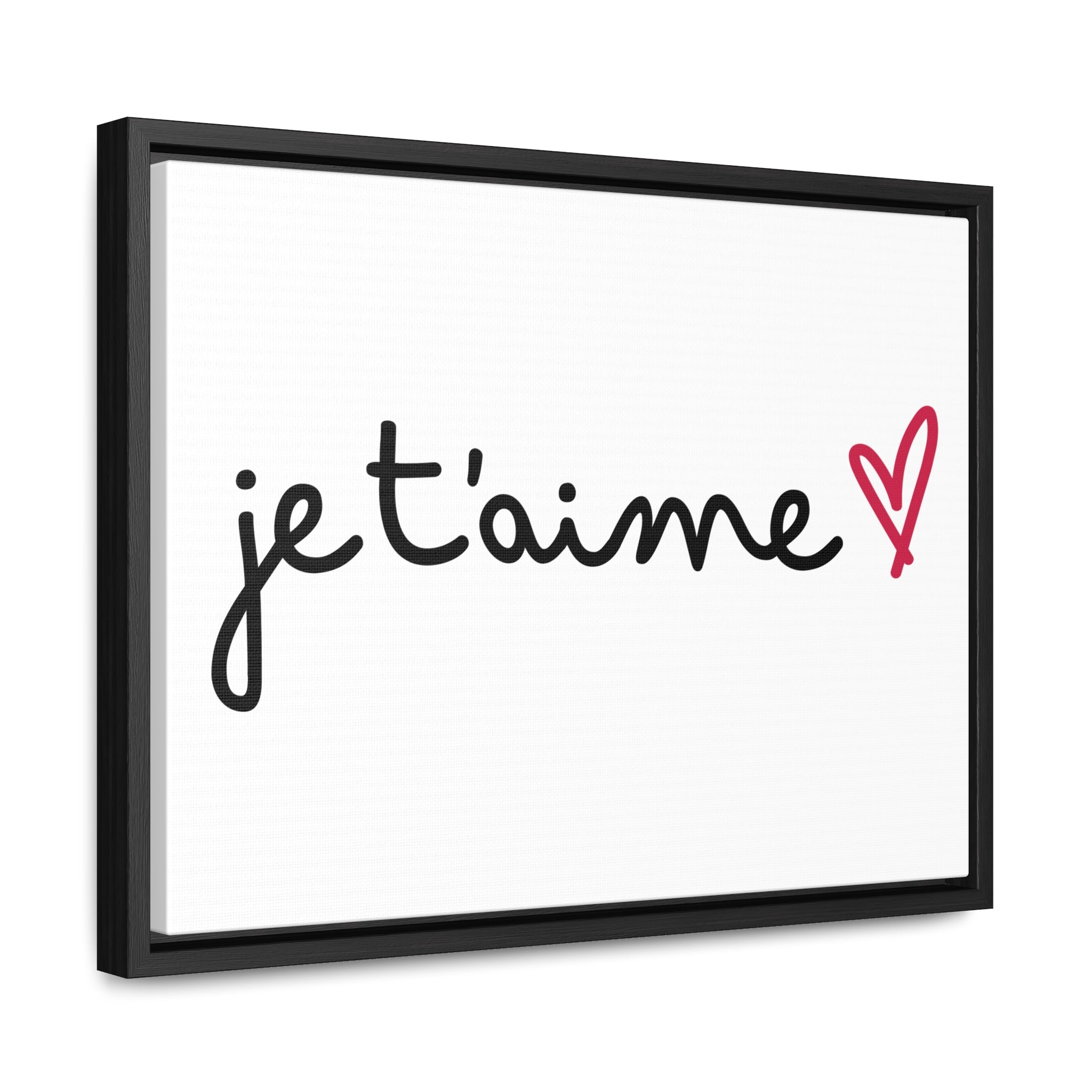 Je t'aime Gallery Canvas Wraps