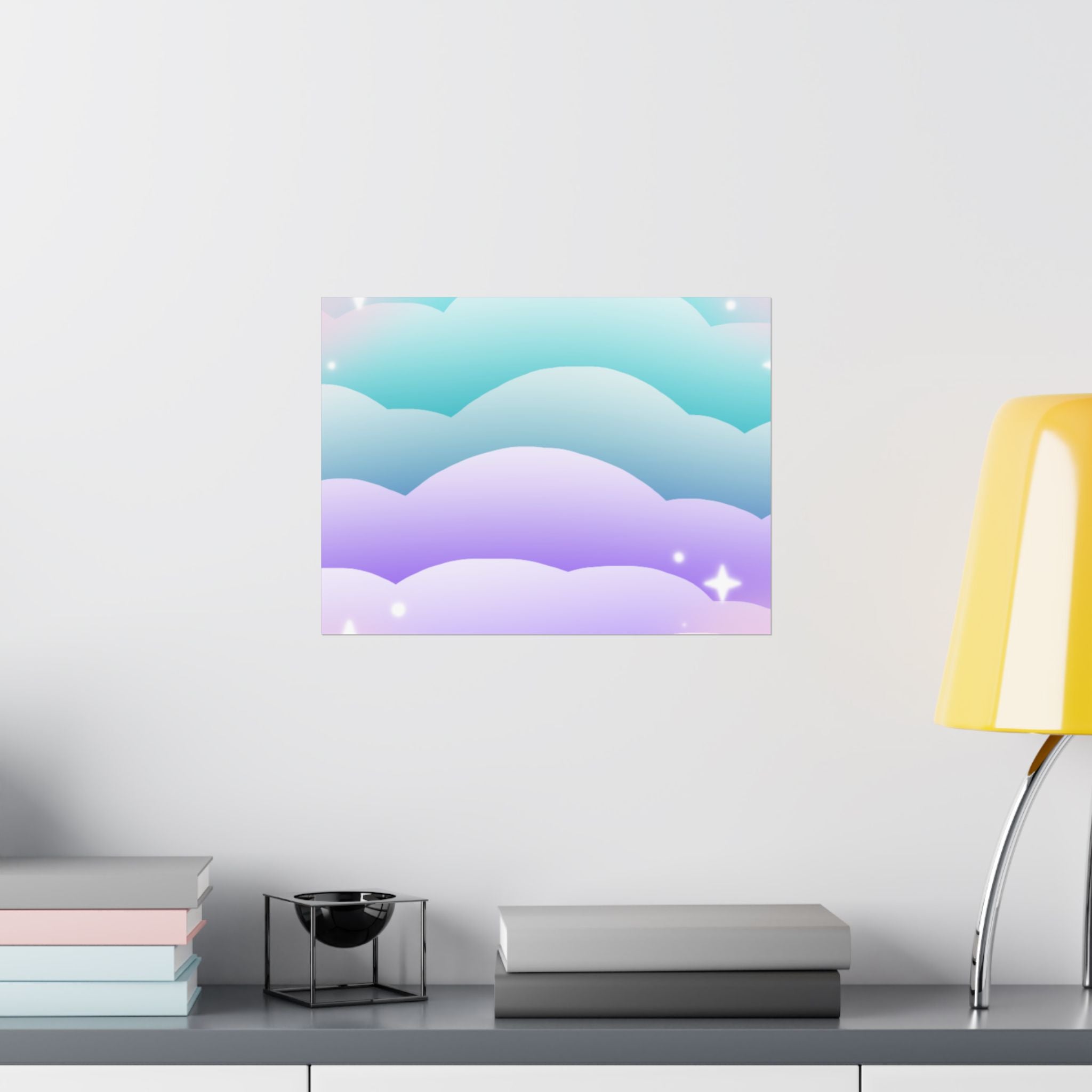 Cloudscape Matte Horizontal Posters