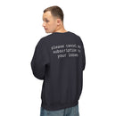 Funny Unisex Lightweight Crewneck Sweatshirt