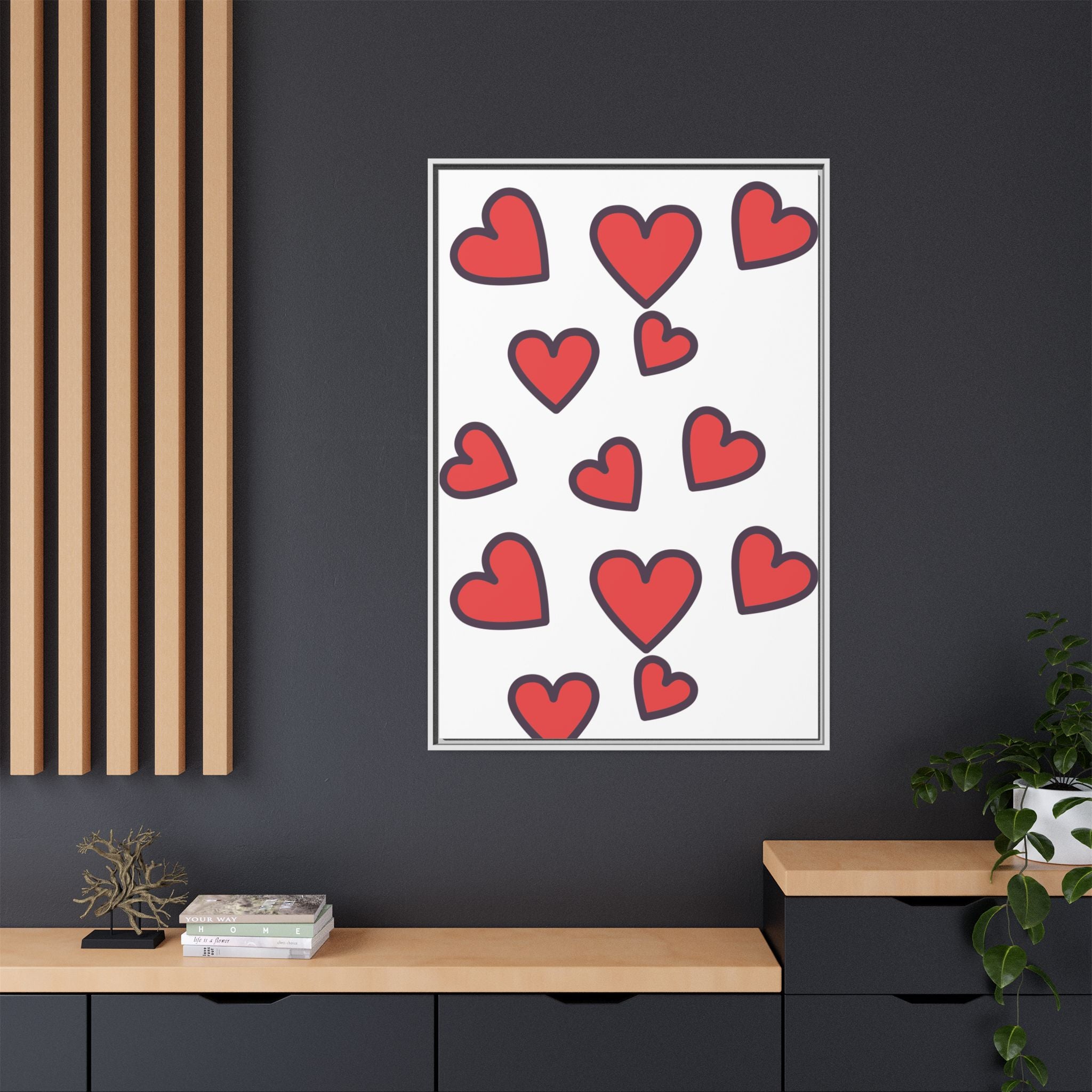 Heartbeat Matte Canvas