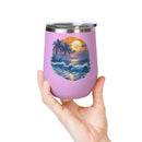 Tropical Sunset Wine Tumbler