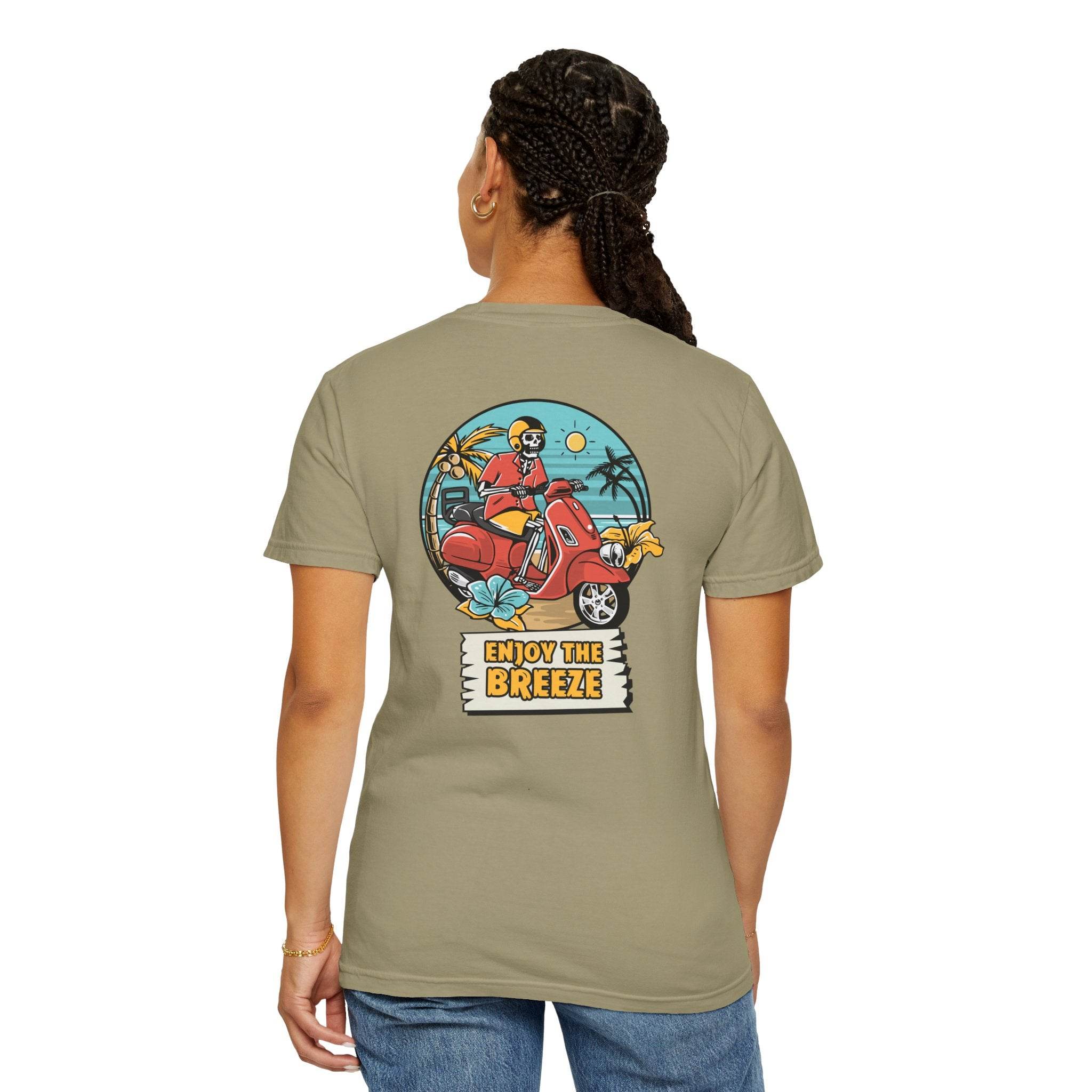Enjoy The Breeze Unisex Garment-Dyed T-Shirt - Esmeralda Ecostore