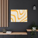 Golden Flow Canvas Gallery Wraps