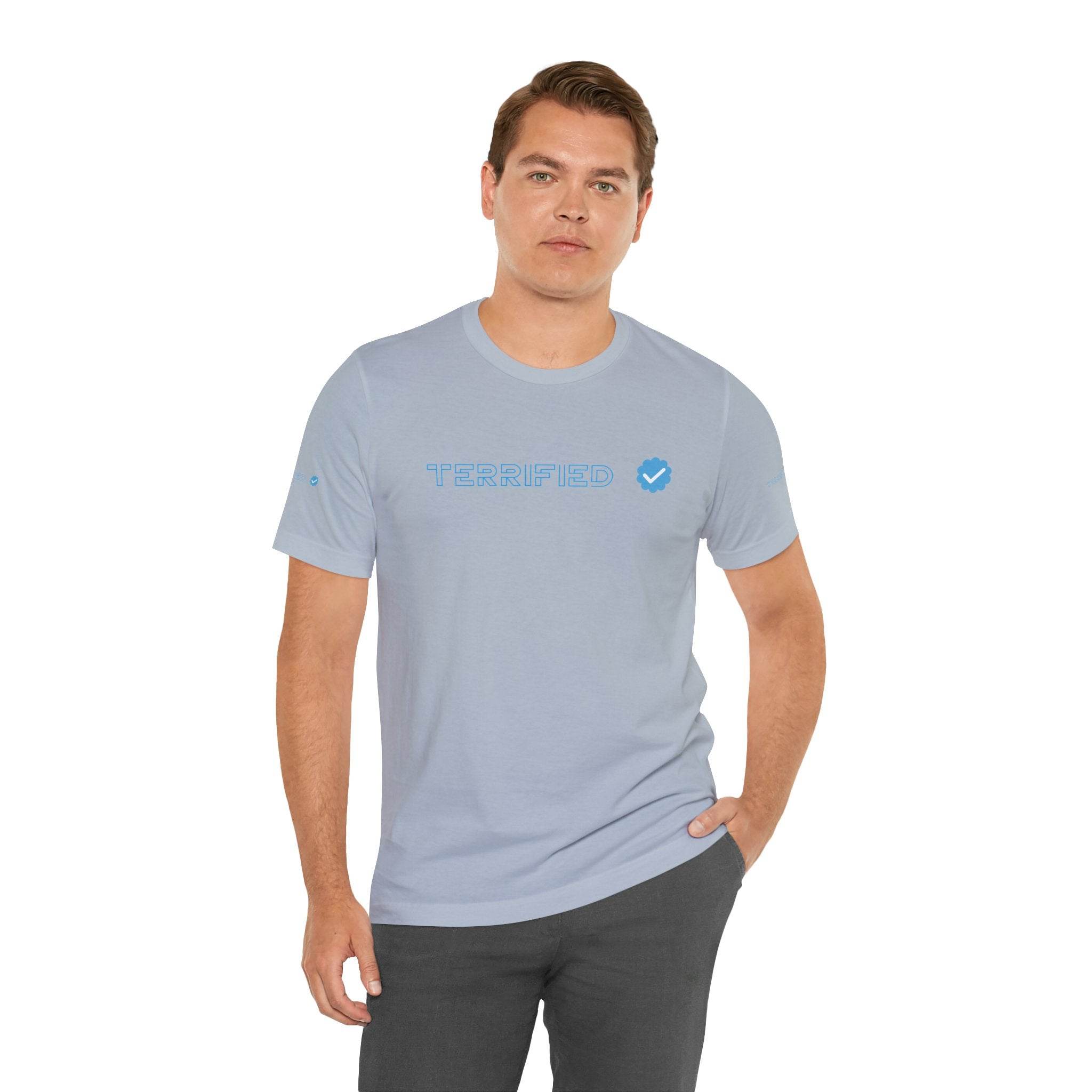 Terrified Unisex Jersey Short Sleeve Tee - Esmeralda Ecostore