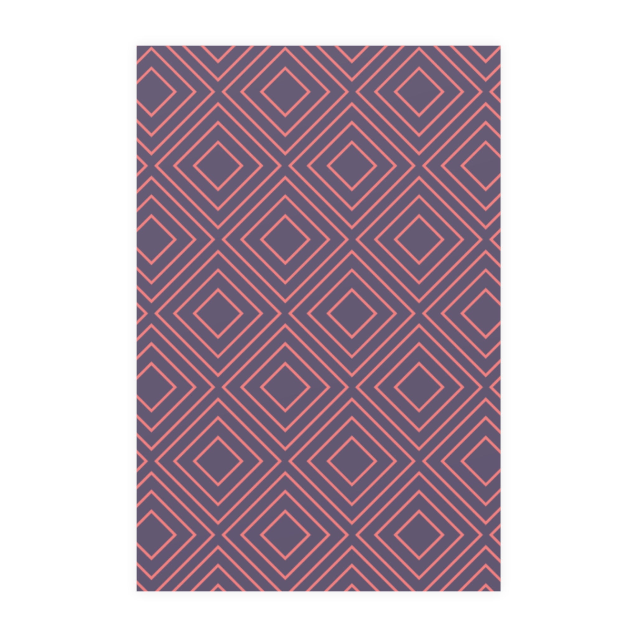 Optical Grid Matte Paper Poster