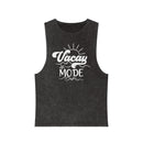 Vacay Mode Unisex Stonewash Tank Top
