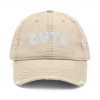 Cute Distressed Dad Hat (Embroidery) - Esmeralda Ecostore