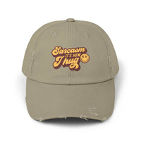 Sarcastic Unisex Distressed Cap - Esmeralda Ecostore