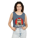 Catbuster Unisex Garment-Dyed Tank Top - Esmeralda Ecostore