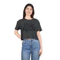 Bride Squad Women's Crop Tee