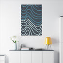 Wiggle Waves Matte Canvas