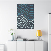 Wiggle Waves Matte Canvas