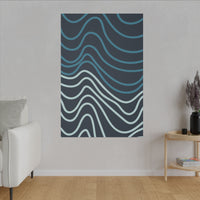 Wiggle Waves Matte Canvas