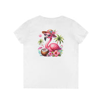 Tropical Chill Ladies's V-Neck T-Shirt - Esmeralda Ecostore