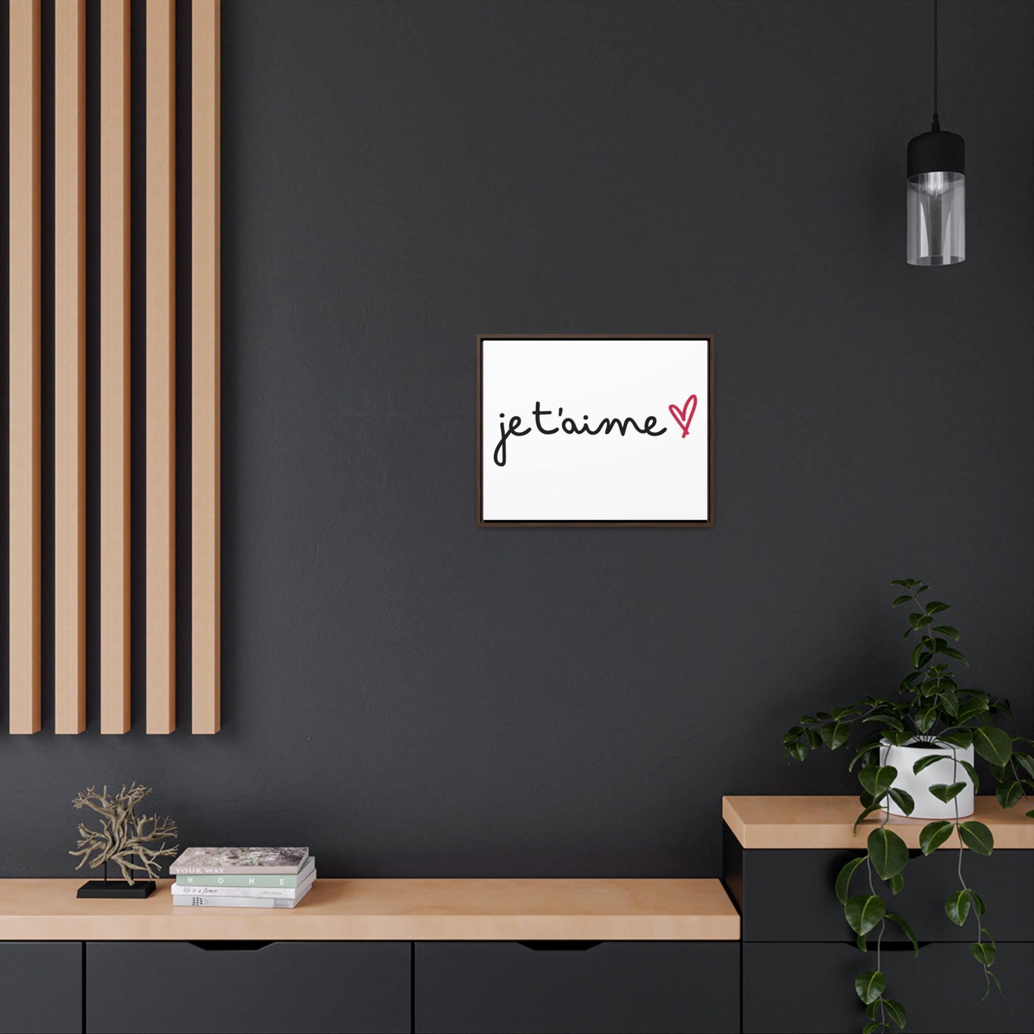 Je t'aime Gallery Canvas Wraps