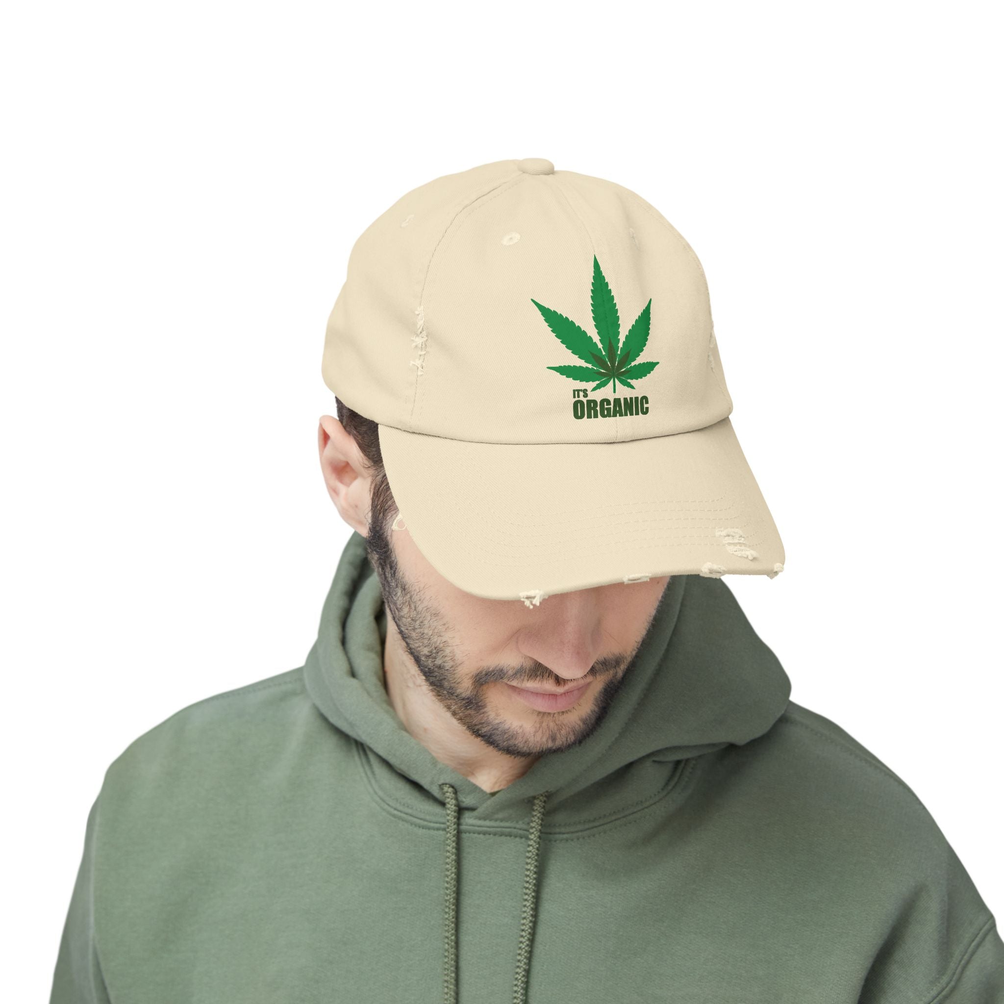 High Times Unisex-Distressed Cap