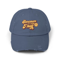 Sarcastic Unisex Distressed Cap - Esmeralda Ecostore