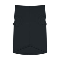 Printify black dog tee eco-friendly pet tank top with reinforced armholes and tapered hem for comfort