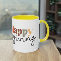 Happy Thanksgiving Two - Tone Coffee Mug